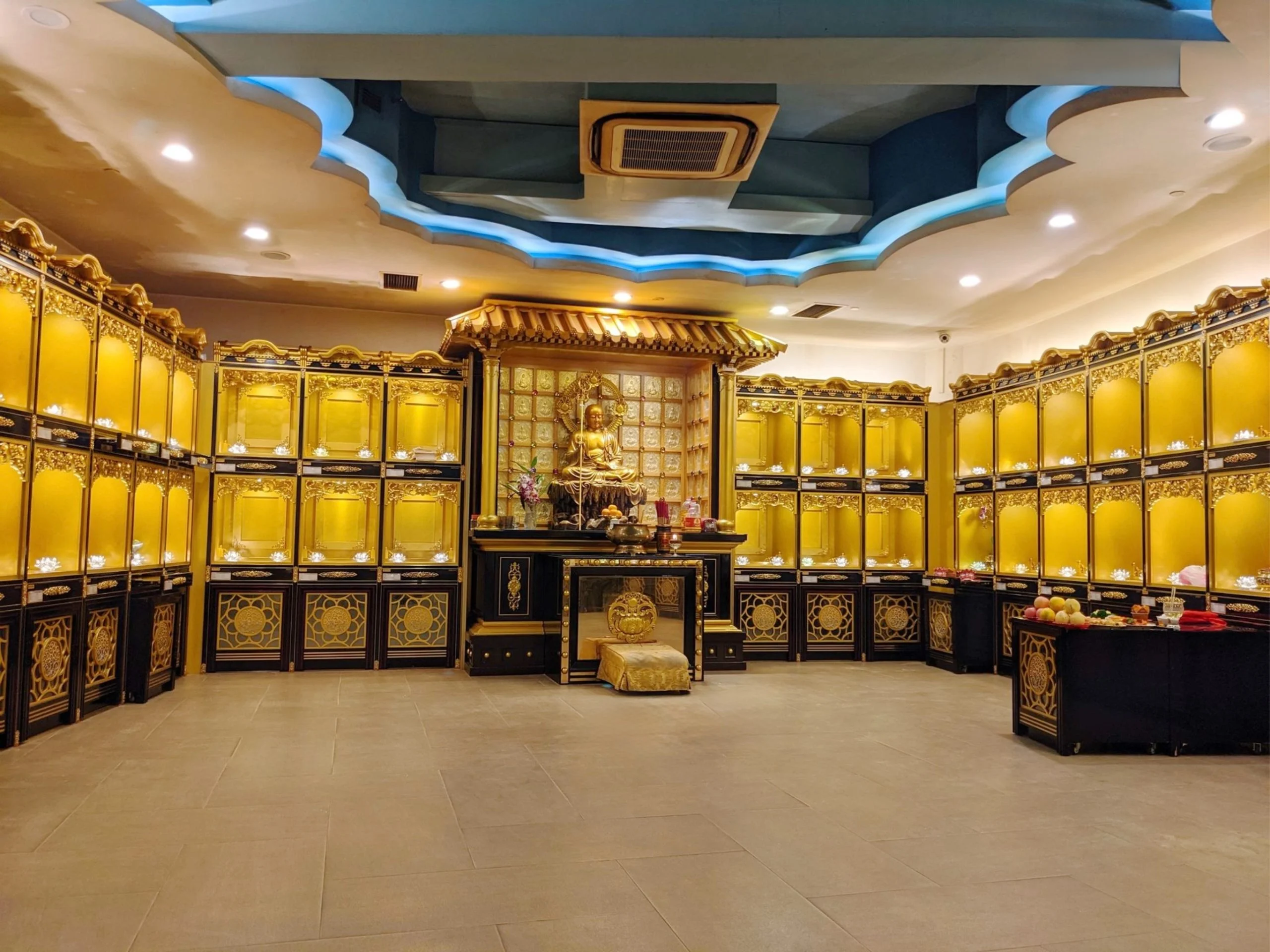 Prayer hall at Nirvana Singapore